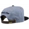 MITCHELL And NESS - Casquette Snapback Miami HEAT - Vintage Heather Grey Wool