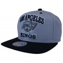 MITCHELL And NESS - Casquette Snapback Los Angeles KINGS NHL - Patrick - Grey