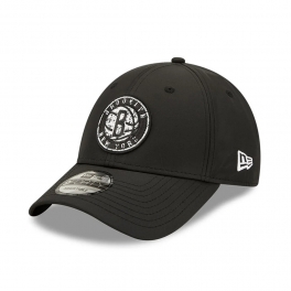 New Era - Casquette 9Forty - Black White - Brooklyn Nets