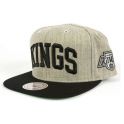 MITCHELL And NESS - Casquette Snapback Los Angeles KINGS - Arch Road Grey