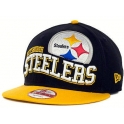 New Era - Casquette Snapback  Pittsburgh STEELERS - Wave - Yellow