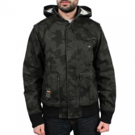 LRG Blouson - Bushman zip hoody - Black / Kaki