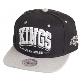 MITCHELL And NESS Casquette Snapback Los Angeles KINGS - Triple Arch